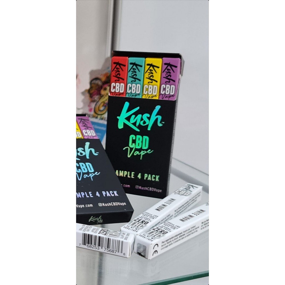 Kush CBD Vape pack de 4 Sabores